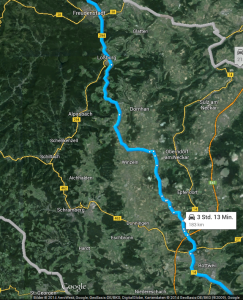Motorradroute nach Freudenstadt
